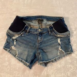 Jean Shorts Maternity